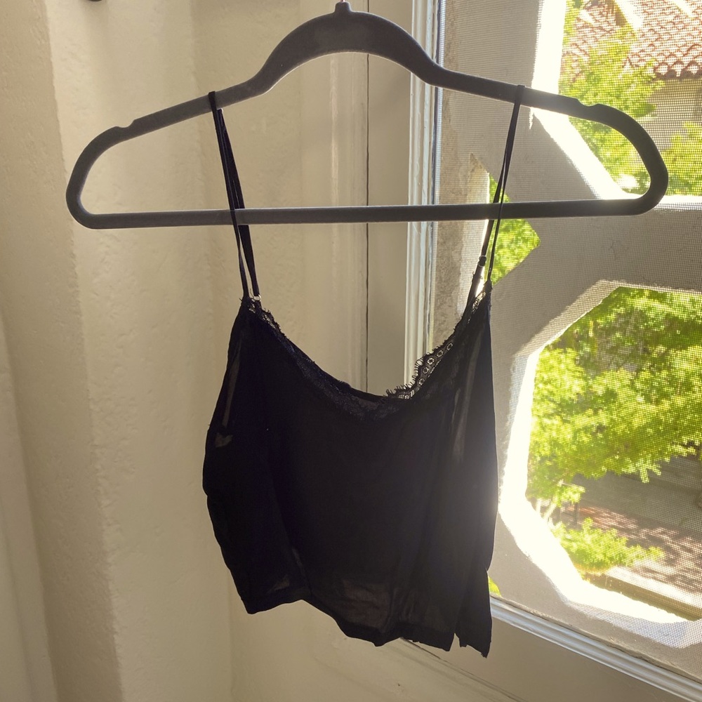 Black tank top